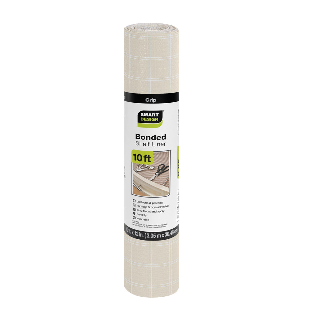Bonded Grip Shelf Liner - 12 Inch x 10 Feet - Non-Adhesive
